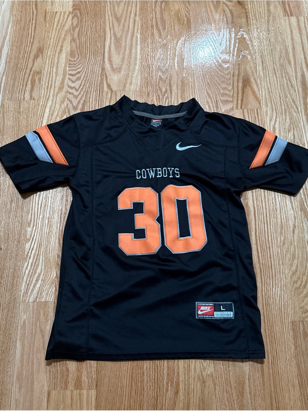 Vintage Oklahoma St Chubba Hubbard Authentic Nike Jersey Kids Large Womens Black